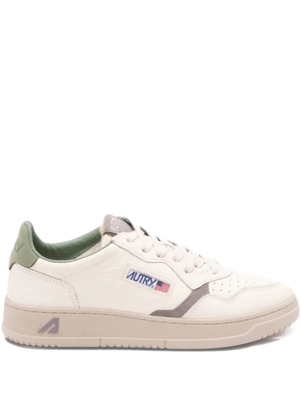 Autry Medalist leather sneakers - Toni neutri