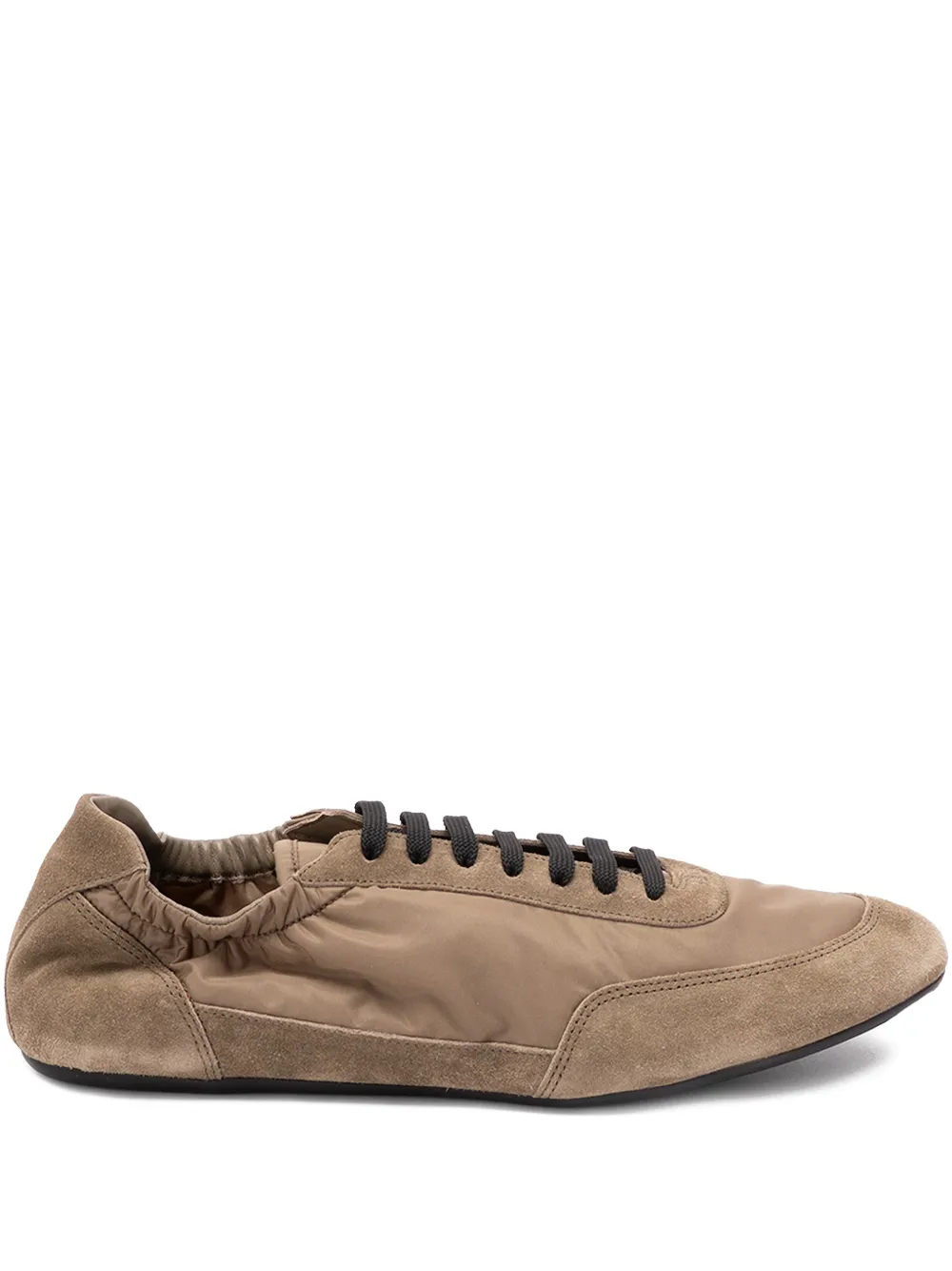 Prada lace-up low-top sneakers - Marrone