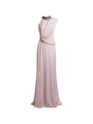 christopher esber satin burnout maxi dress Christopher Esber Exclusive Cumulus Burnout Maxi Dress in Metallic