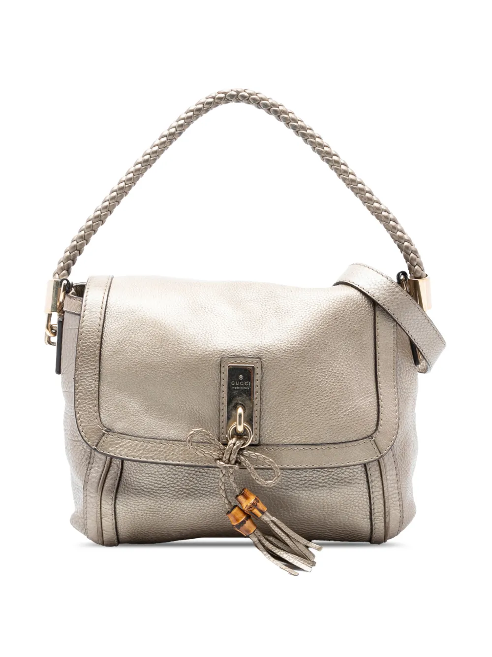 Gucci Pre-Owned Borsa a tracolla Bella in pelle 2016-2025 - Oro