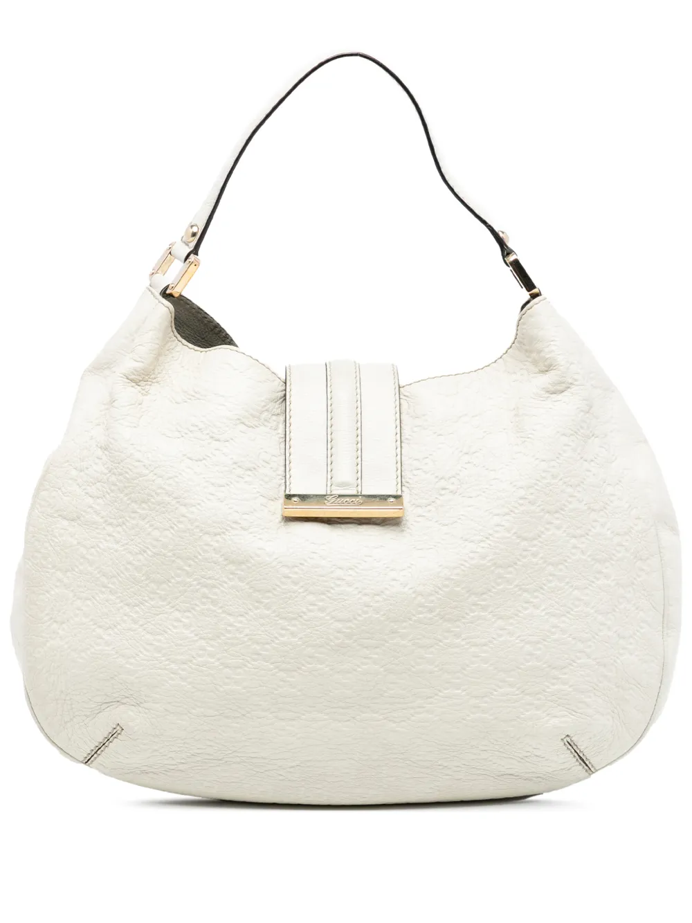 Gucci Pre-Owned Borsa passepartout Guccissima New Ladies grande 2016-2025 - Bianco