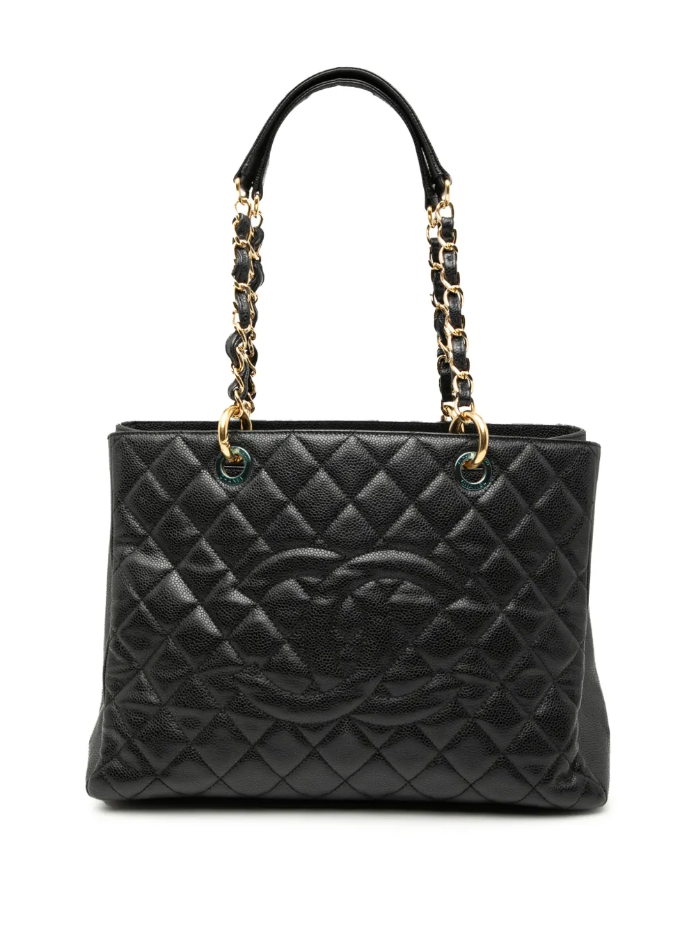 CHANEL Pre-Owned Borsa tote Grand Shopping in pelle Caviar 2013-2014 - Nero