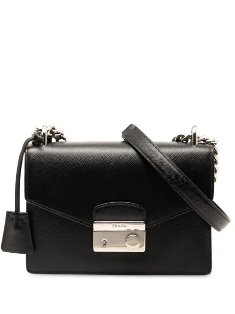 Prada Pre-Owned 2010-2025 Saffiano Lux Sound Lock crossbody bag