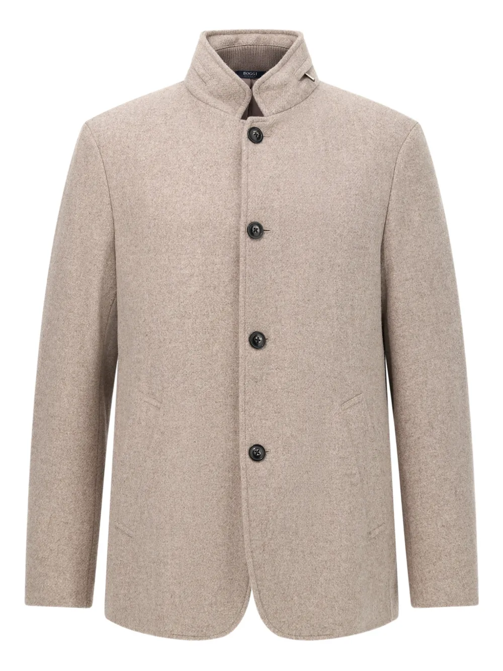 Boggi Milano button padded blazer | Neutrals | Image 1