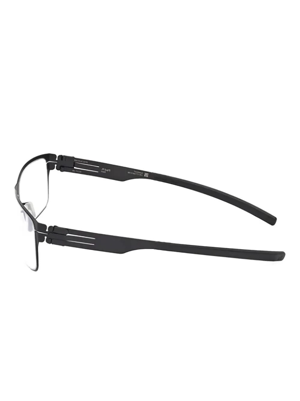  Ic! Berlin Rectangle-frames Glasses - Black 