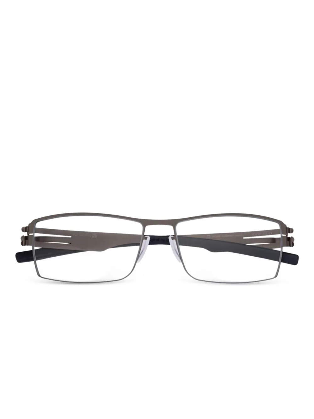 Ic! Berlin lentes con armazón cuadrada | gris | Image 1