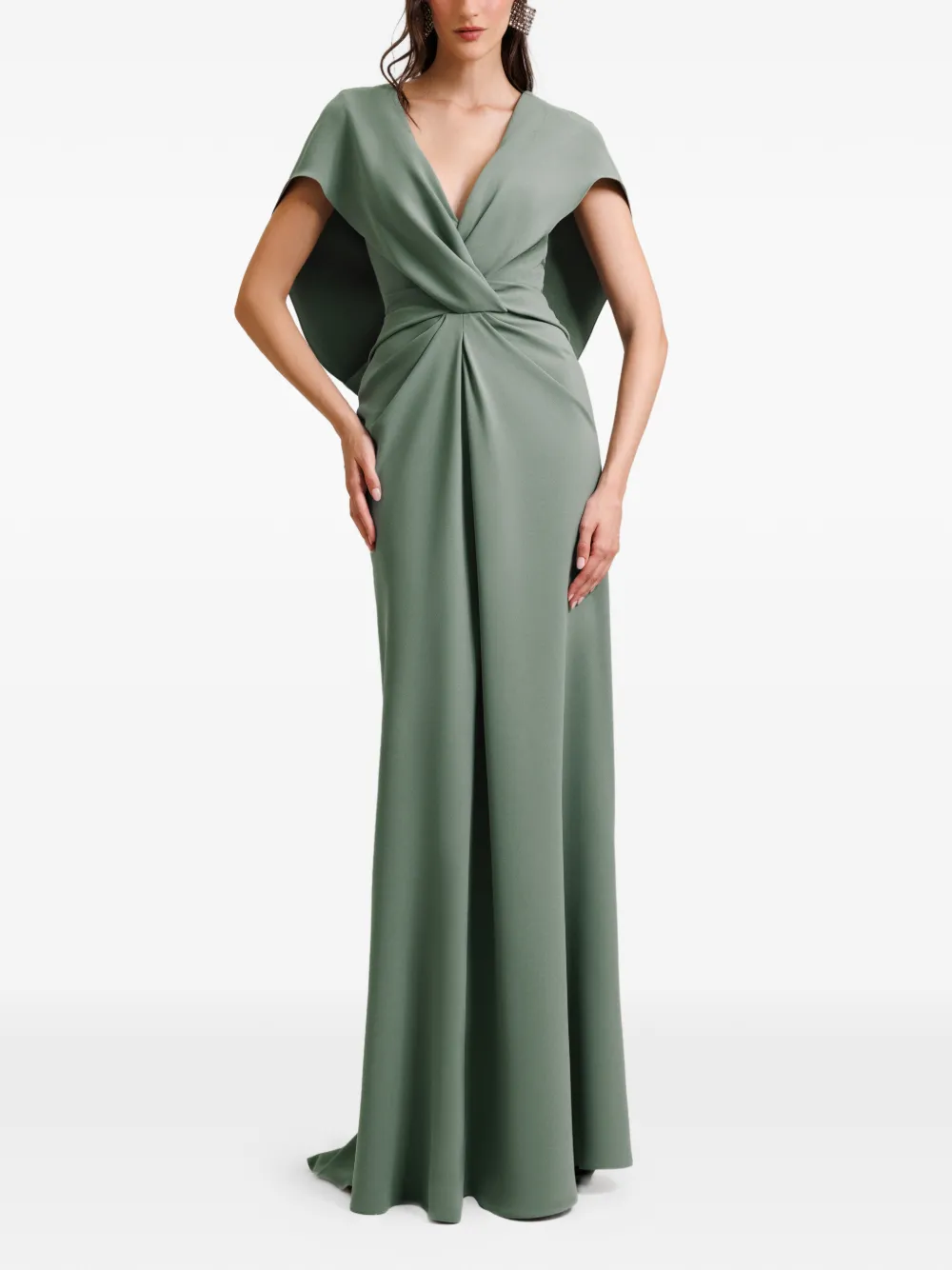 Gemy Maalouf Gedrapeerde maxi-jurk - Groen