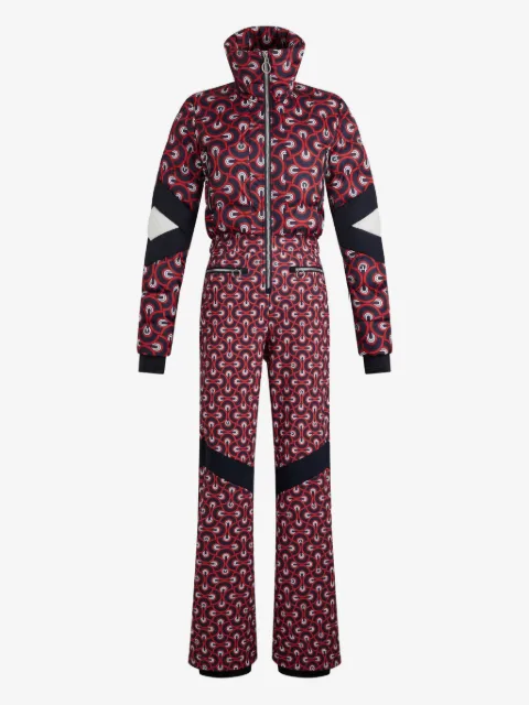 Fusalp quilted patterned ski all-in-one