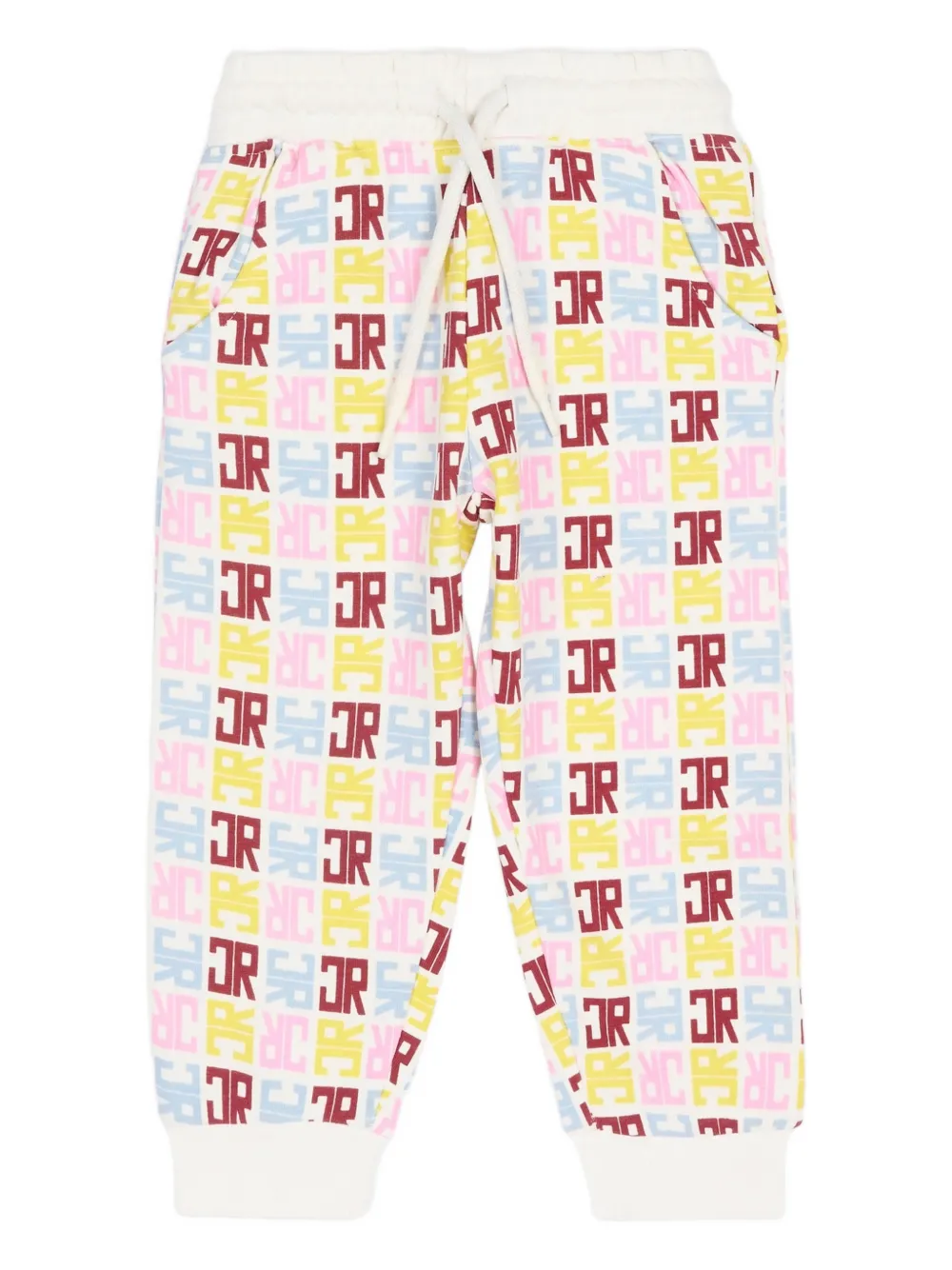 John Richmond Junior multicoloured pattern trousers - Bianco