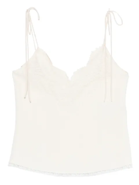 Valentino Garavani lace-trim top