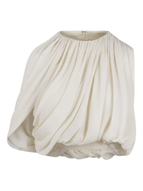 Heirlome Marie draped silk blouse