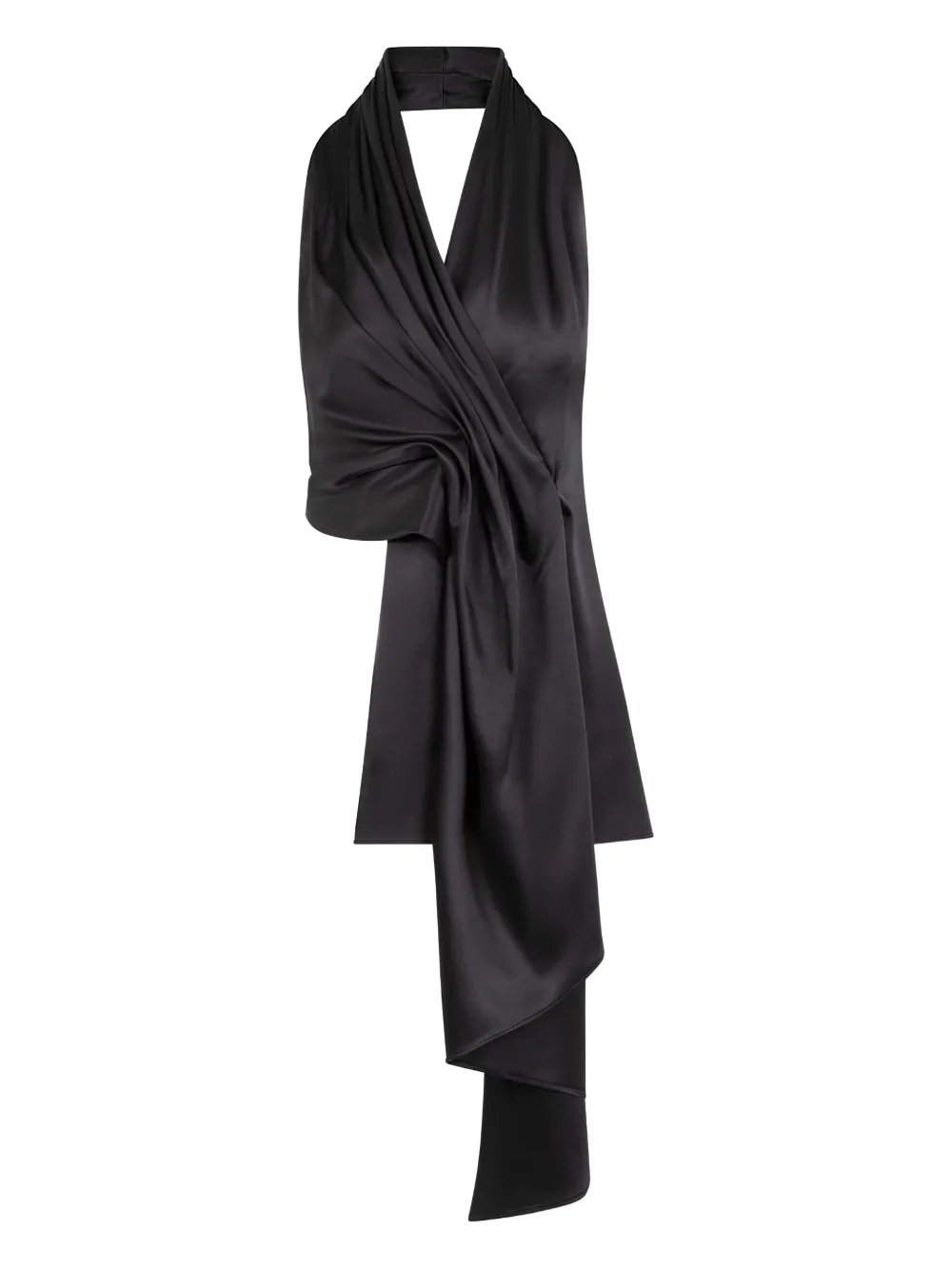 Heirlome Barbara draped halter top - Nero