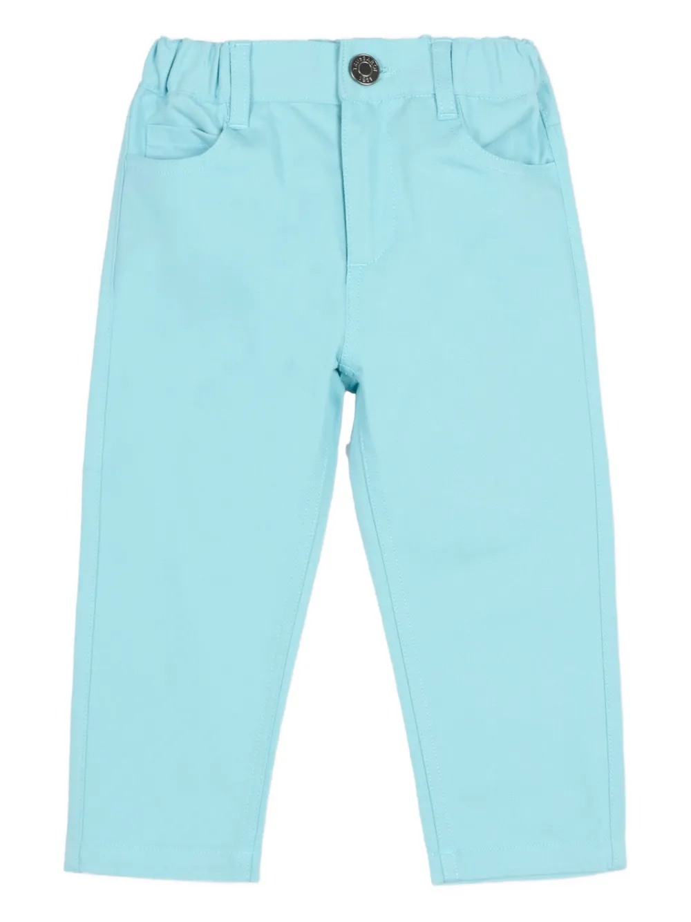 TRUSSARDI JUNIOR embroidered trousers - Blu
