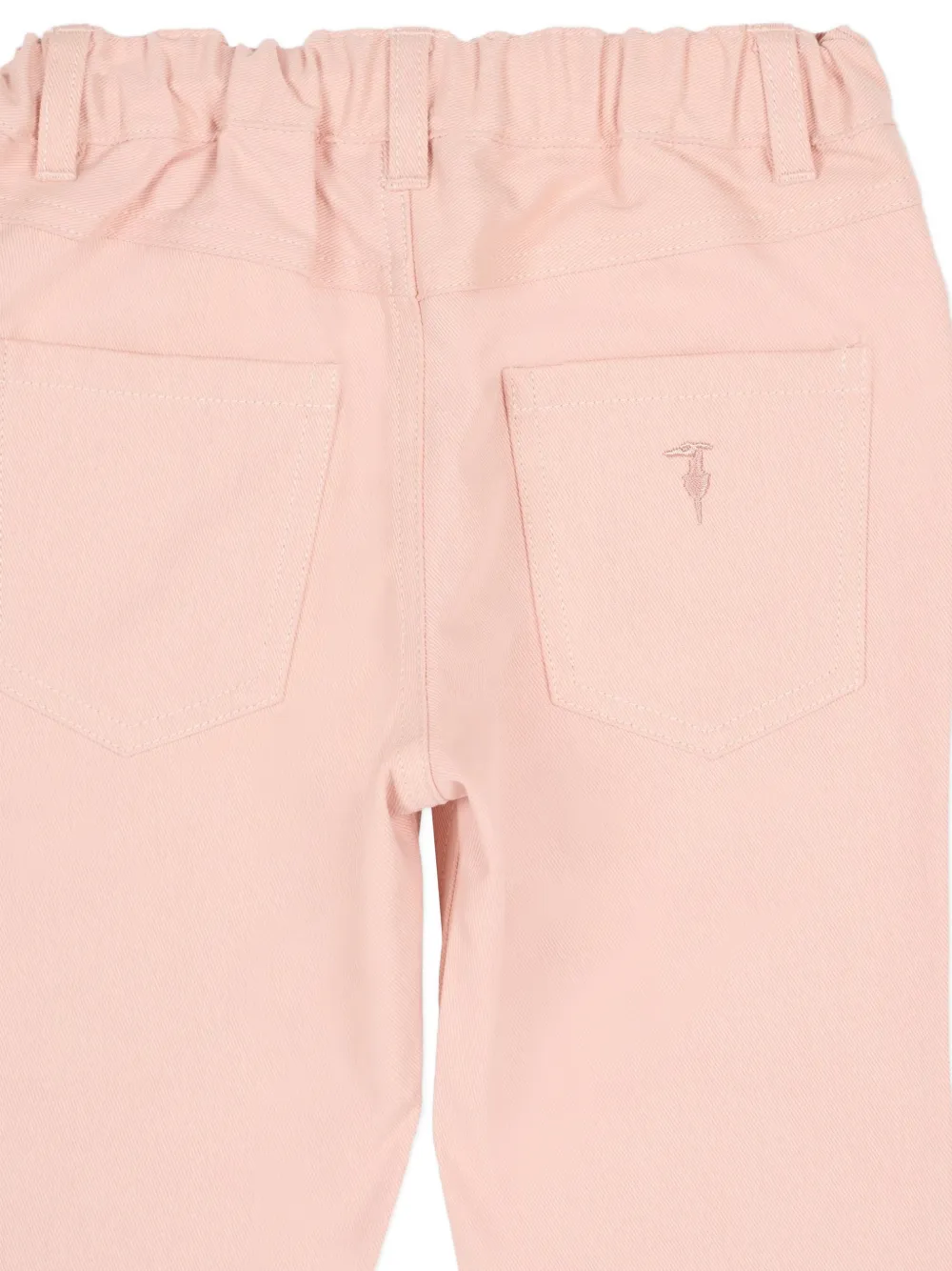  Trussardi Junior Button Elasticated Trousers - Pink 
