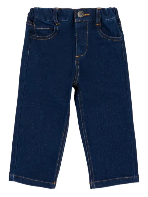 TRUSSARDI JUNIOR elasticated denim trousers