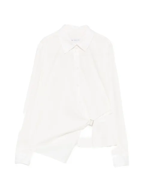 Manuel Ritz wrap-design long-sleeve shirt