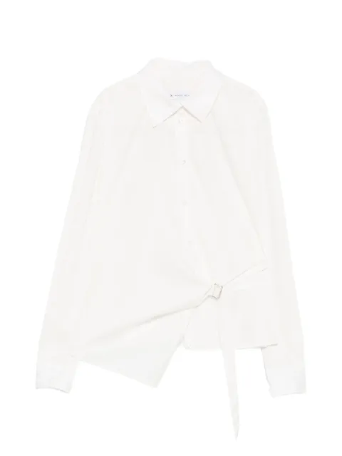 Manuel Ritz wrap-design long-sleeve shirt