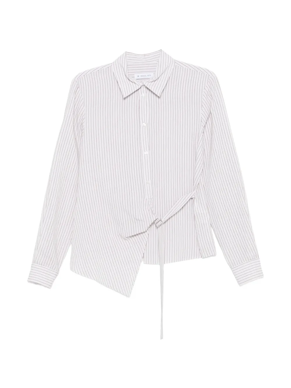 Manuel Ritz striped shirt - Bianco