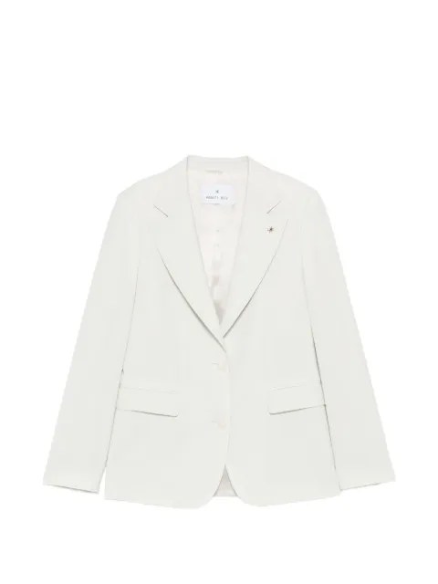 Manuel Ritz 피크드 라펠 싱글 브레스티드 재킷