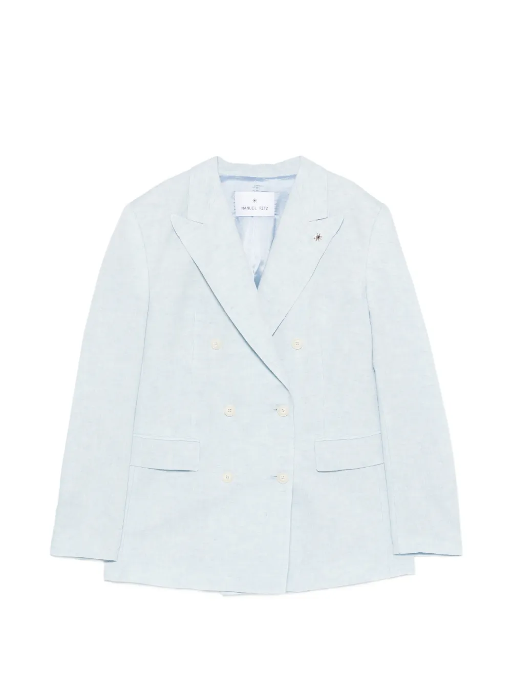 Manuel Ritz double-breasted blazer - Blu