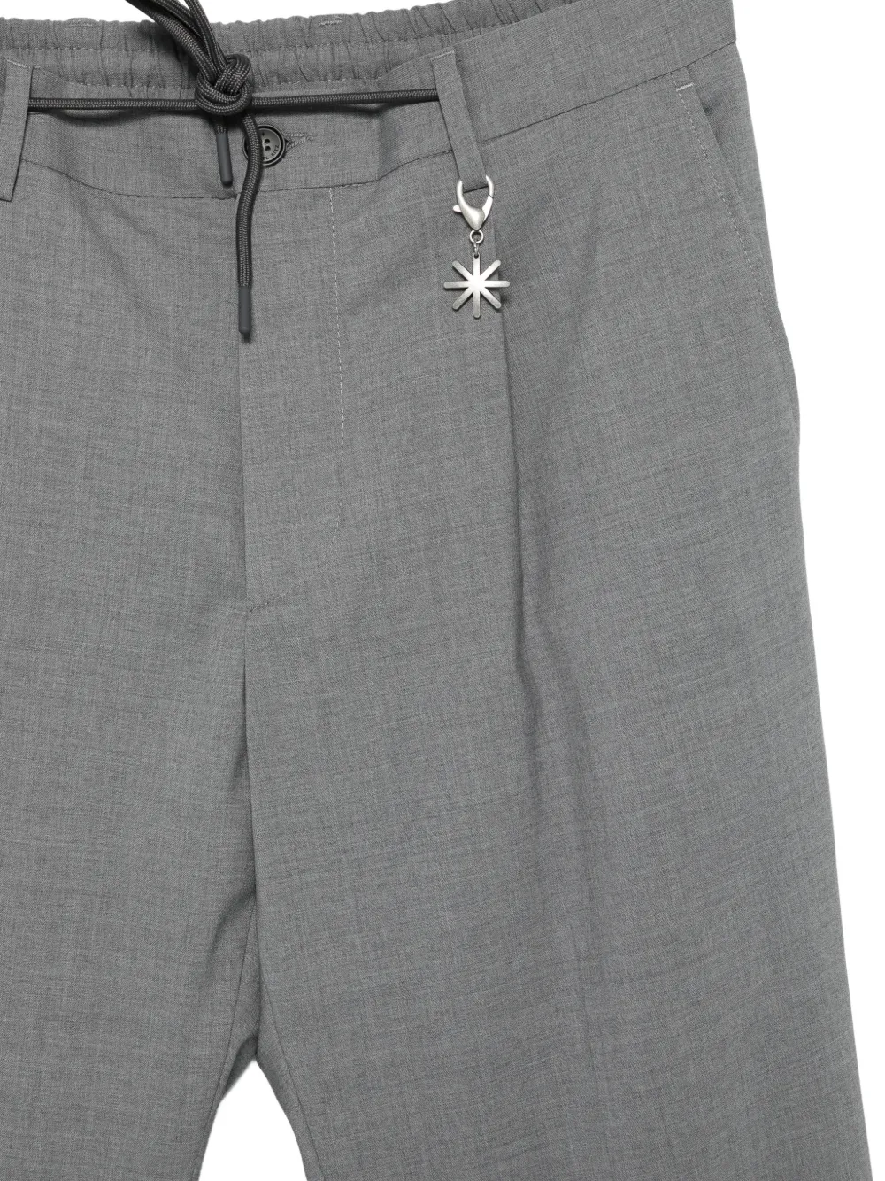  Manuel Ritz Drawstring Charm Trousers - Grey 