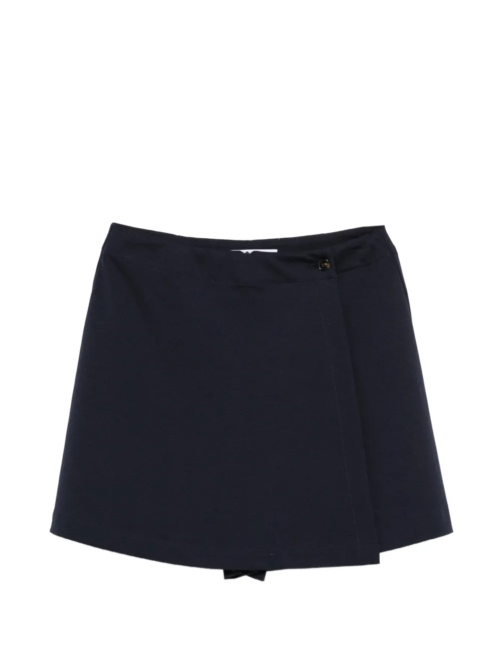 Manuel Ritz wrap-design shorts - Blu
