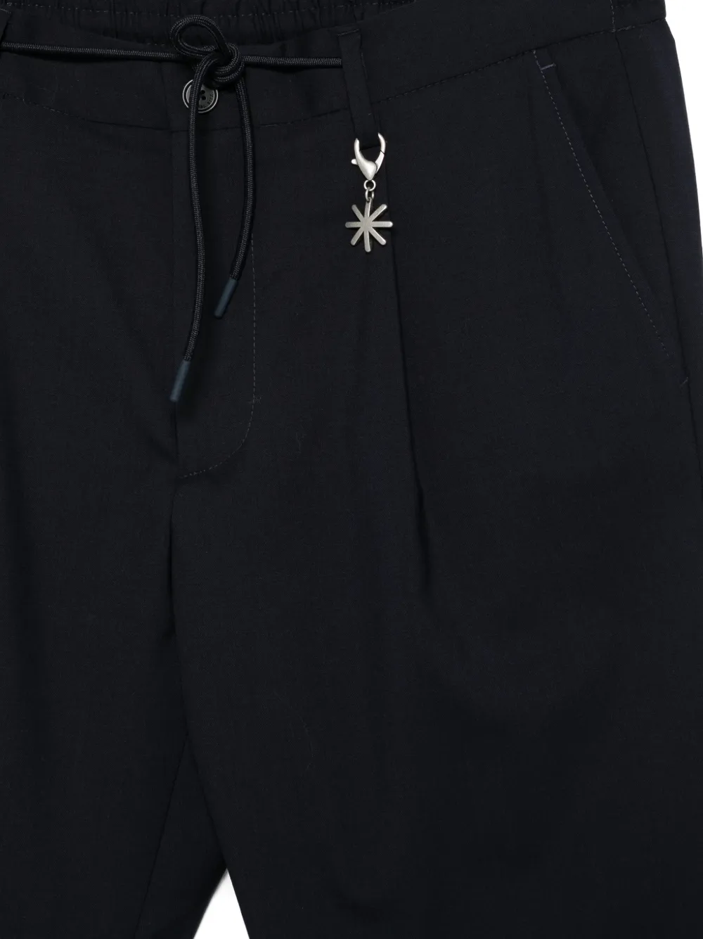  Manuel Ritz Drawstring Charm Trousers - Blue 