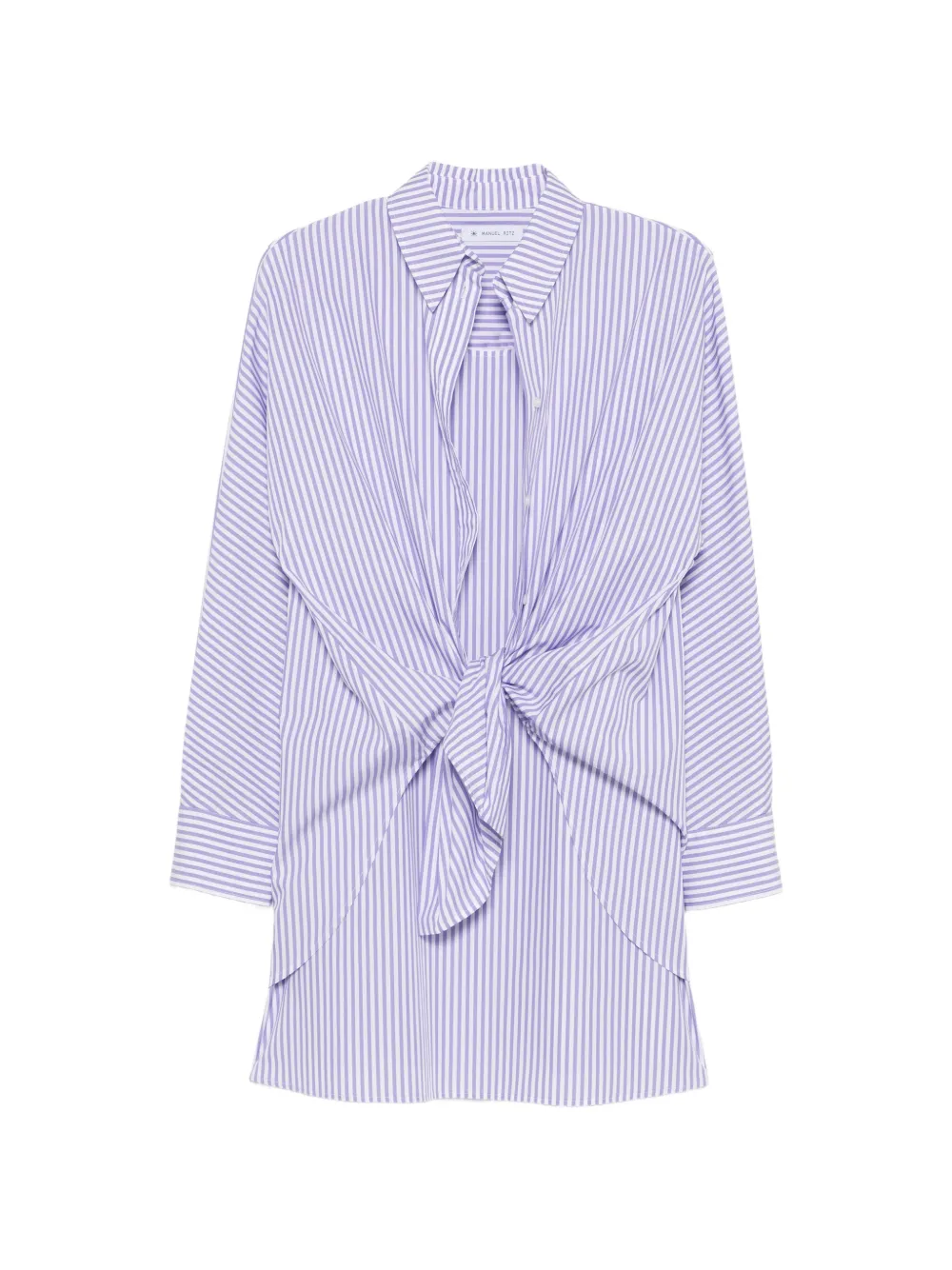 Manuel Ritz striped tie-waist mini dress - Viola