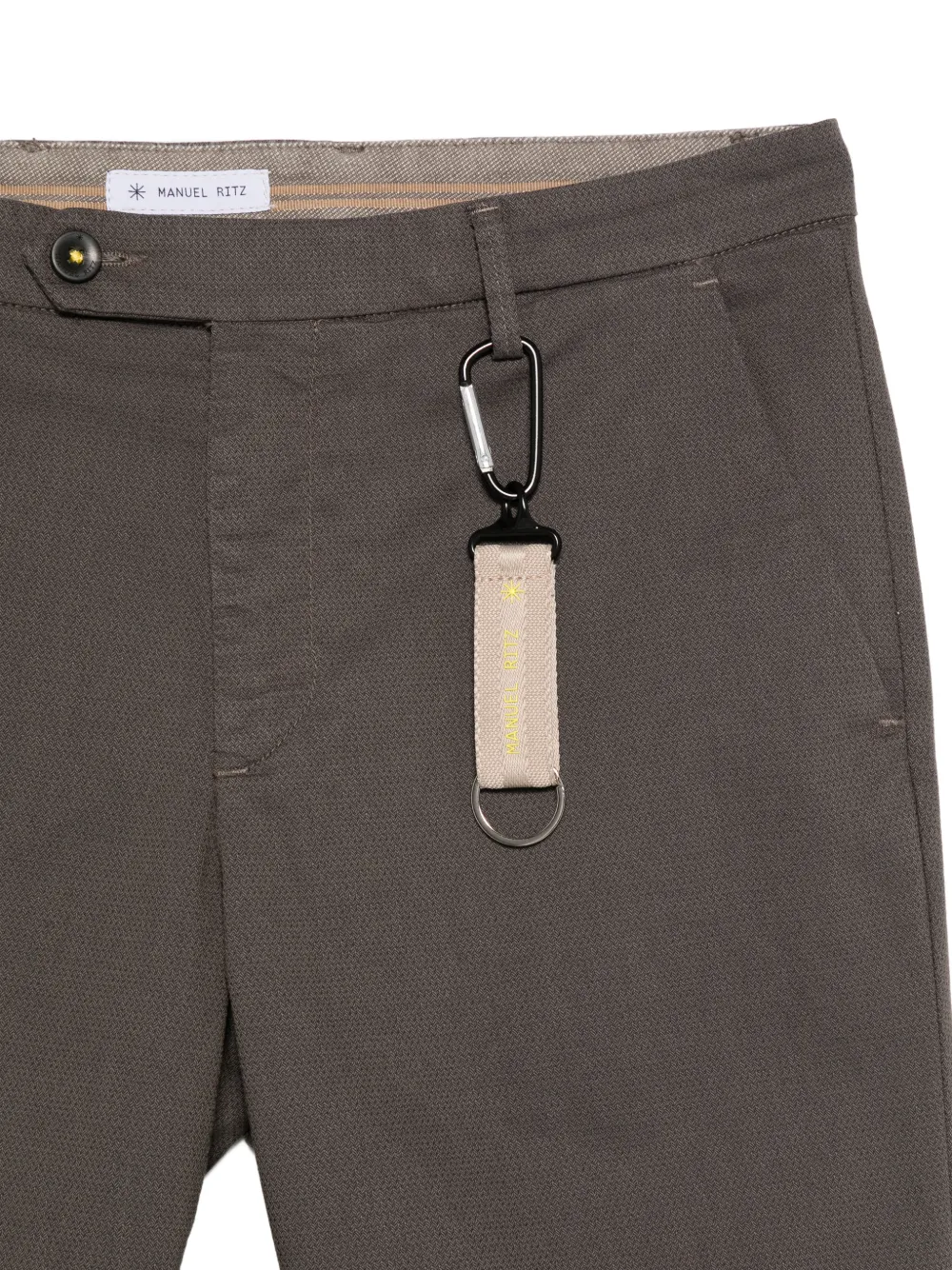 Manuel Ritz Broek met rits Bruin