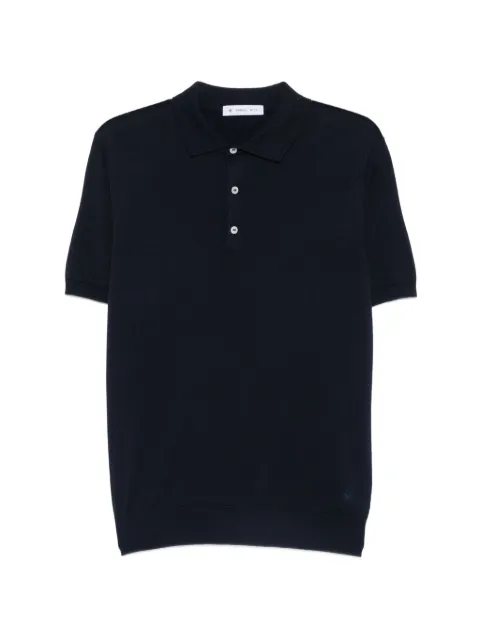 Manuel Ritz knitted cotton polo shirt