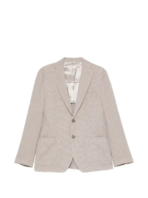 Manuel Ritz micro-texture blazer