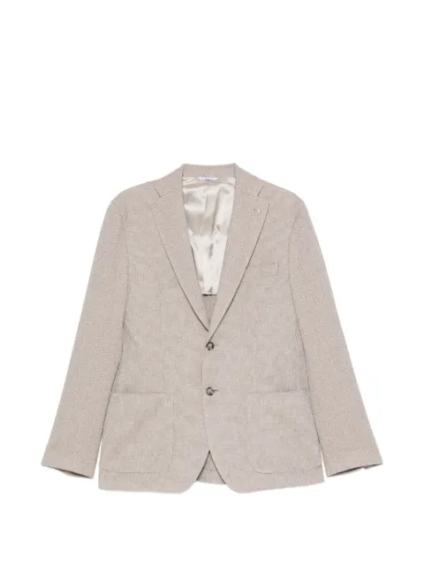 Manuel Ritz micro-texture blazer