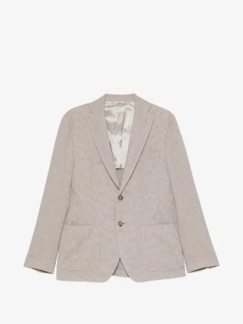 Manuel Ritz micro-texture blazer