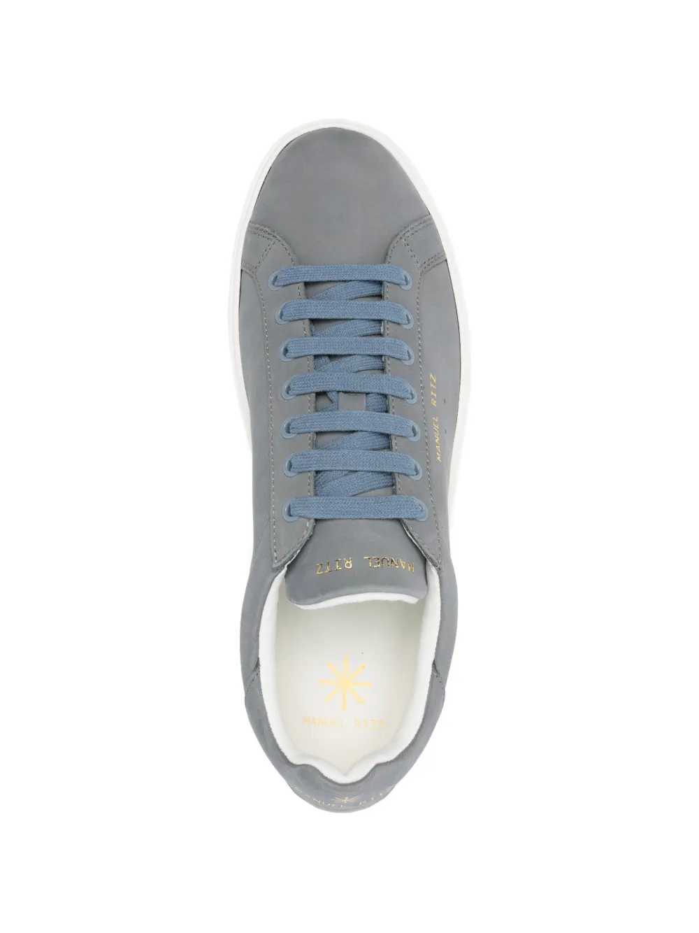 Manuel Ritz Nubuck leren sneakers Grijs