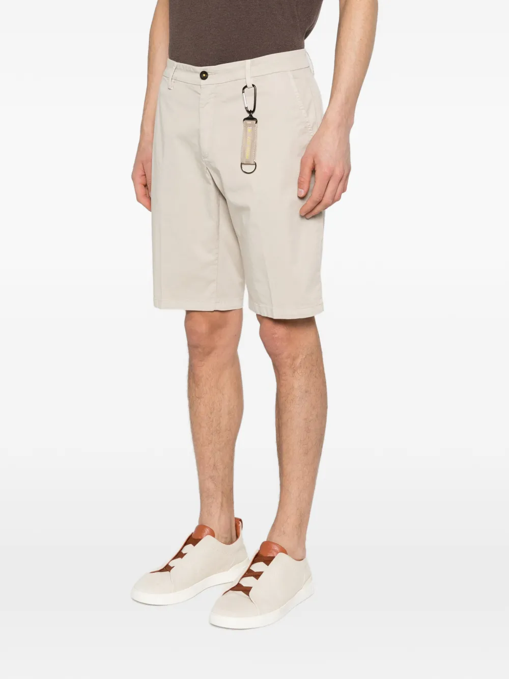  Manuel Ritz Chino Twill Shorts - Neutrals 