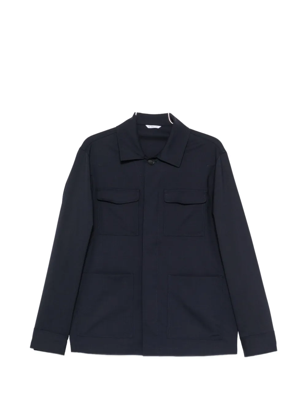 Manuel Ritz buttoned overshirt - Blu