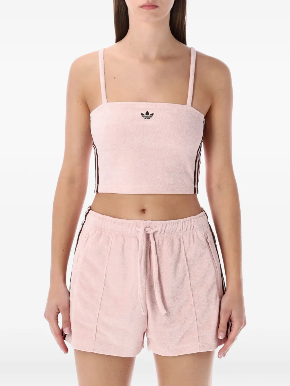 adidas 3-stripes top - Rosa