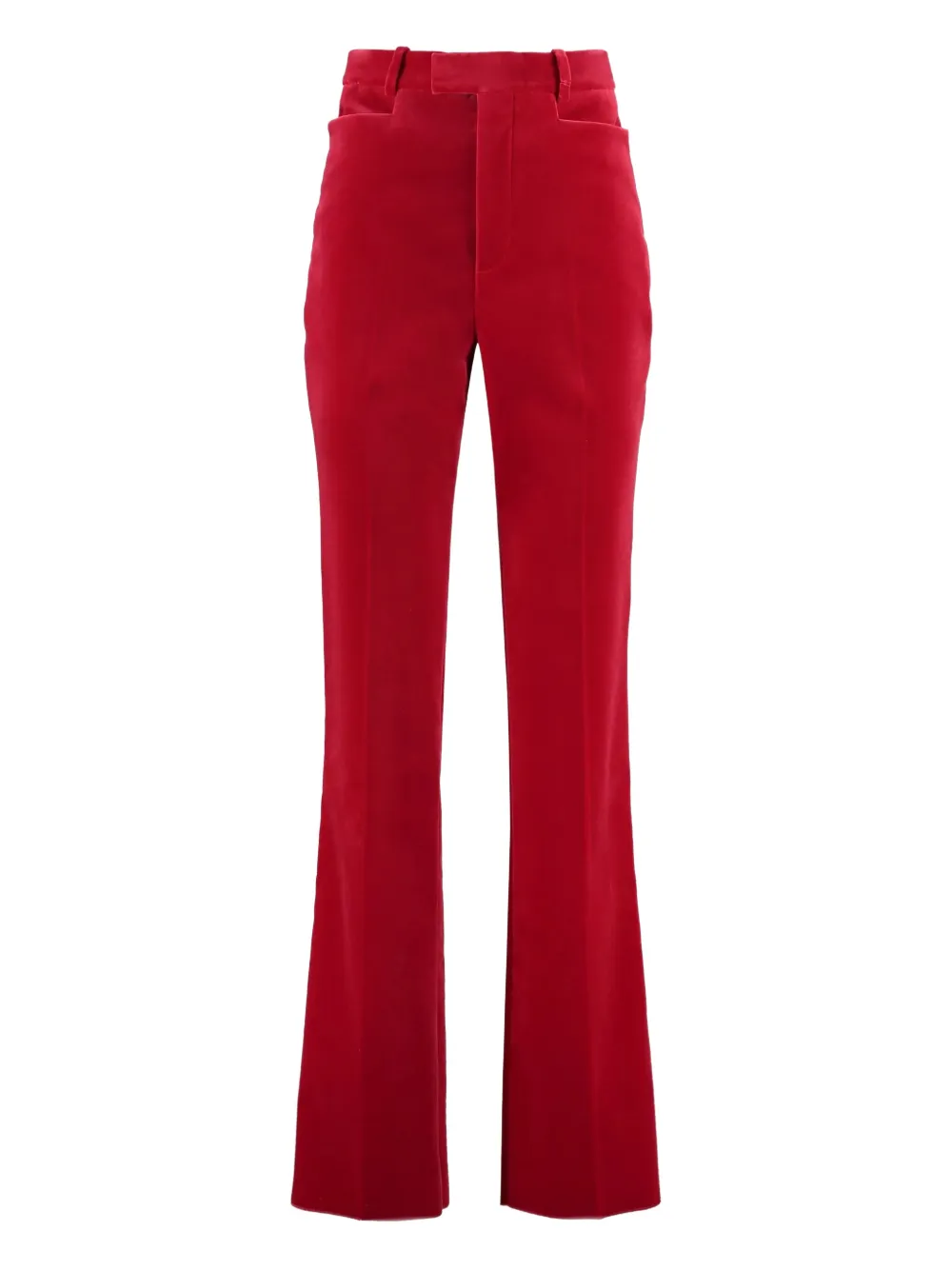 Gucci Pre-Owned Pantaloni in velluto - Rosso