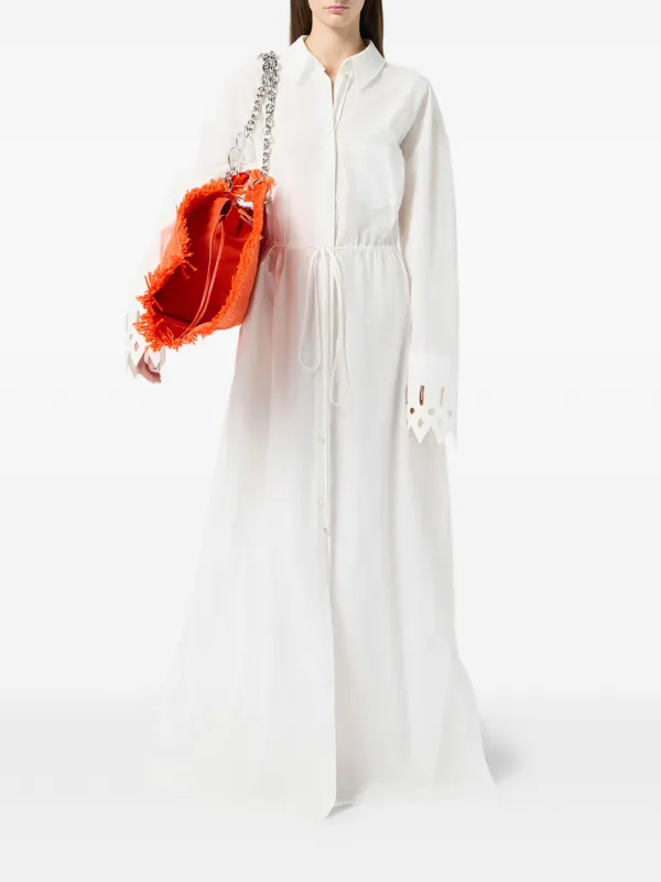 blumarine long dress Denim maxi dress in blue - Blumarine