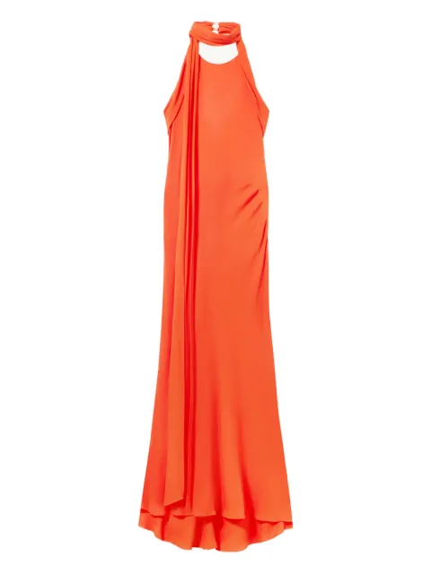 Blumarine halterneck maxi dress