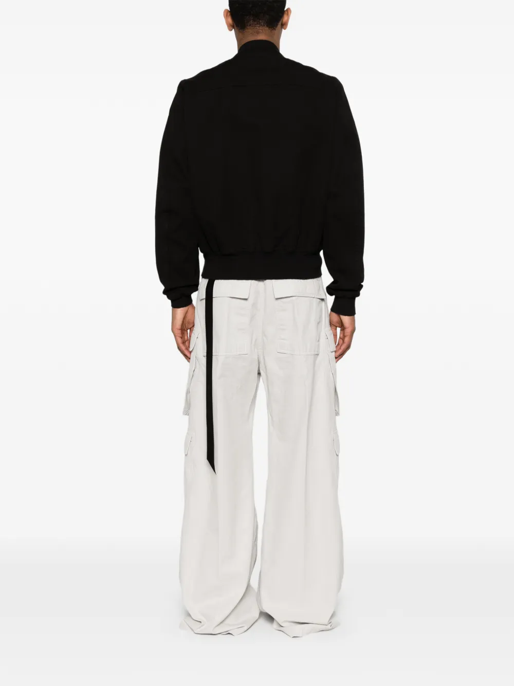 Rick Owens DRKSHDW Bauhaus bomberjack met rits Zwart