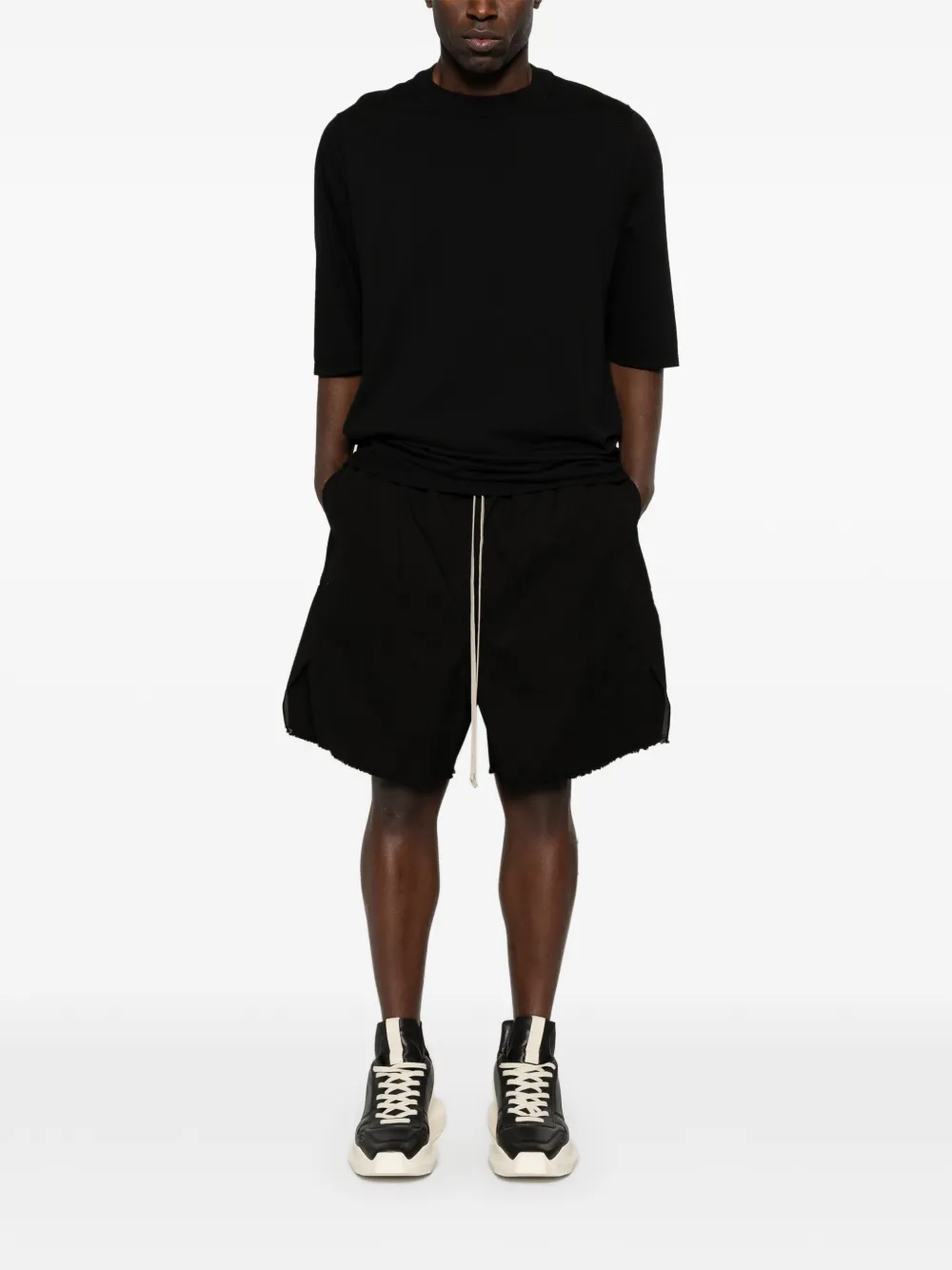 Rick Owens DRKSHDW Shorts met trekkoord Zwart