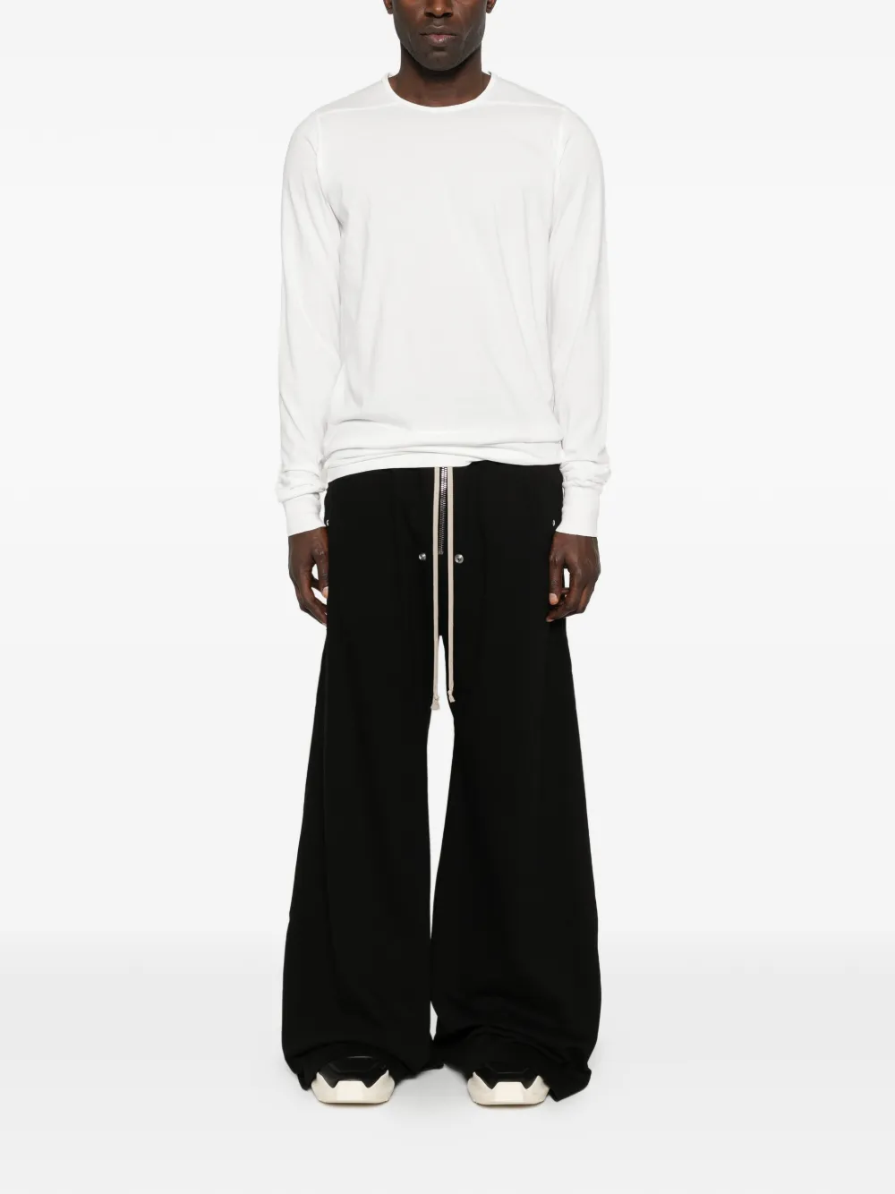 Rick Owens DRKSHDW T-shirt met lange mouwen Wit