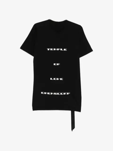 Rick Owens DRKSHDW temple love graphic T-shirt