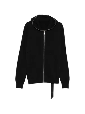 RICK OWENS DRKSHDW 初期 Ripstop Long zip Rick Owens DRKSHDW long-sleeve zip-up Hoodie | Black | FARFETCH