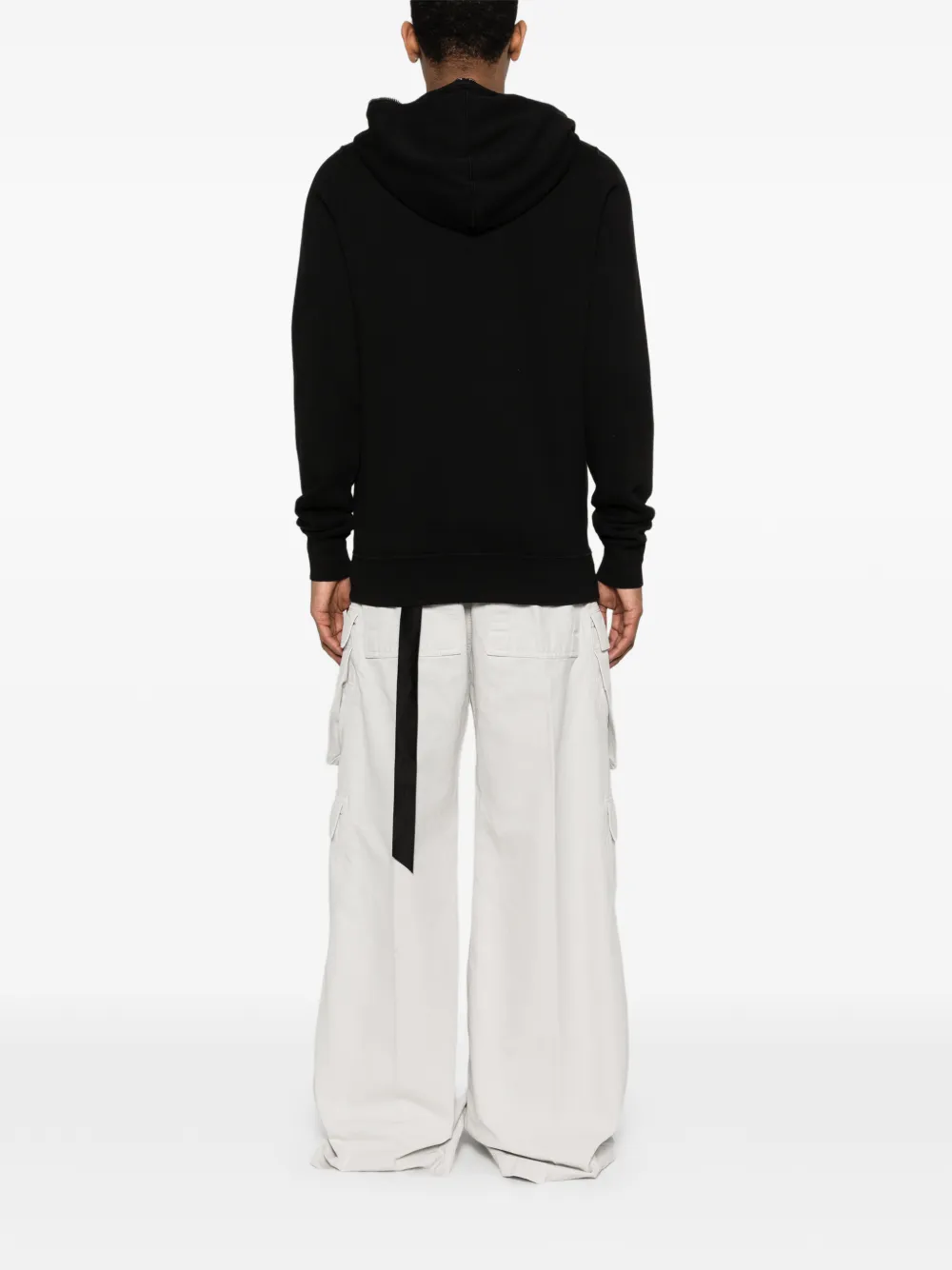 Rick Owens DRKSHDW Gimp hoodie met rits Zwart