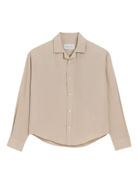AMI Paris logo-embroidered shirt