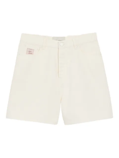 AMI Paris logo-patch shorts