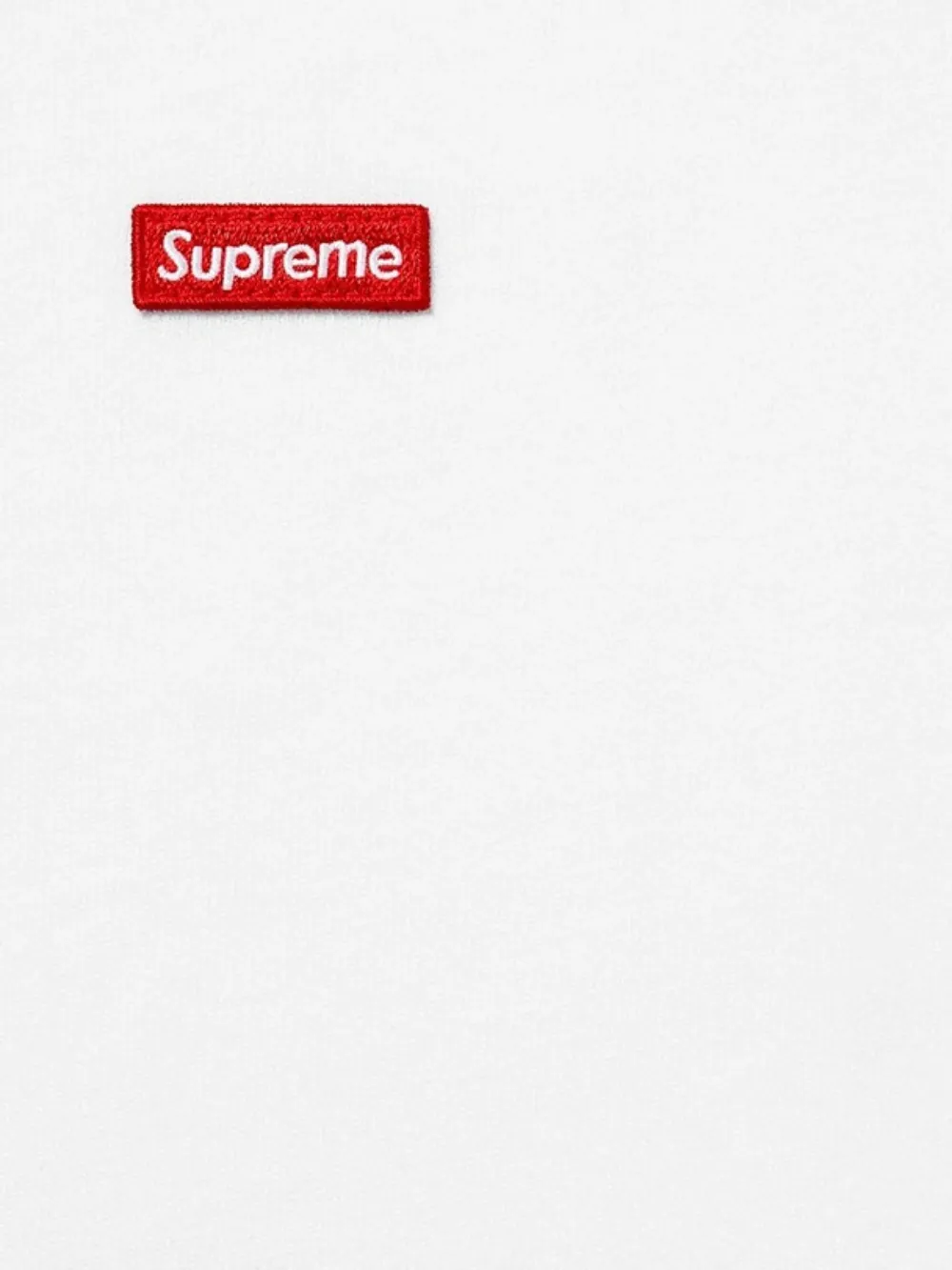 Supreme logo-box long-sleeve T-shirt - Wit