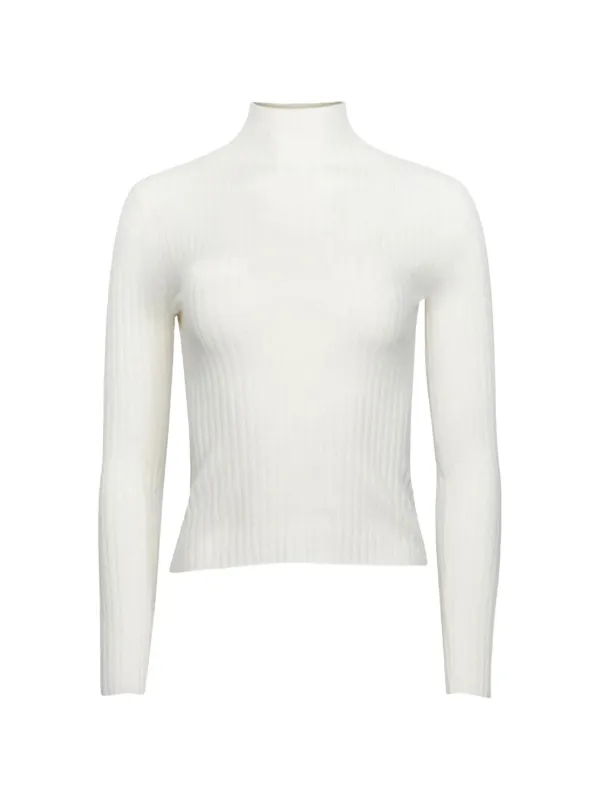 Arch4 Ariana Mock-neck Sweater in Neutrals